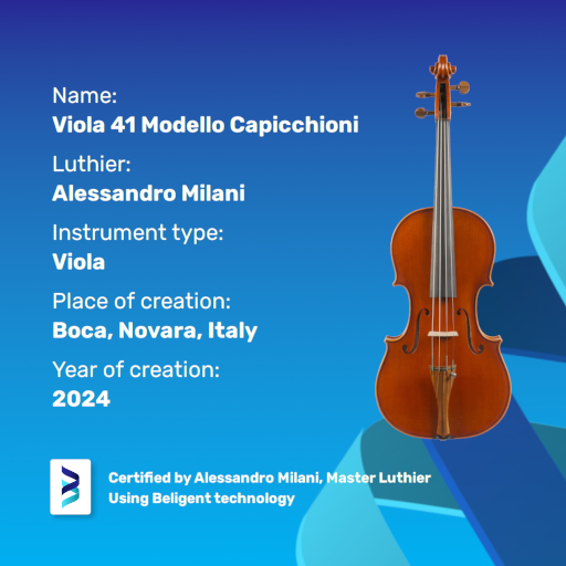 Viola 41 Model Capicchioni Digital Product Passport