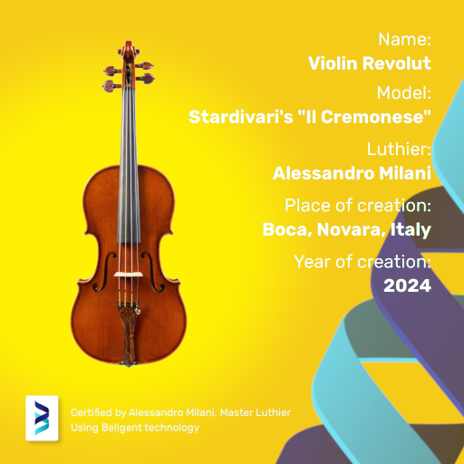 Revolut violin passport illustration